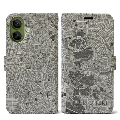 【星ヶ丘（愛知県）】地図柄iPhoneケース（手帳タイプ）