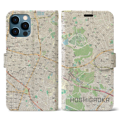 【星ヶ丘（愛知県）】地図柄iPhoneケース（手帳タイプ）