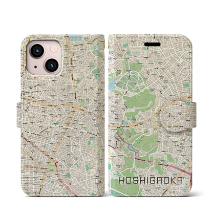 【星ヶ丘（愛知県）】地図柄iPhoneケース（手帳タイプ）