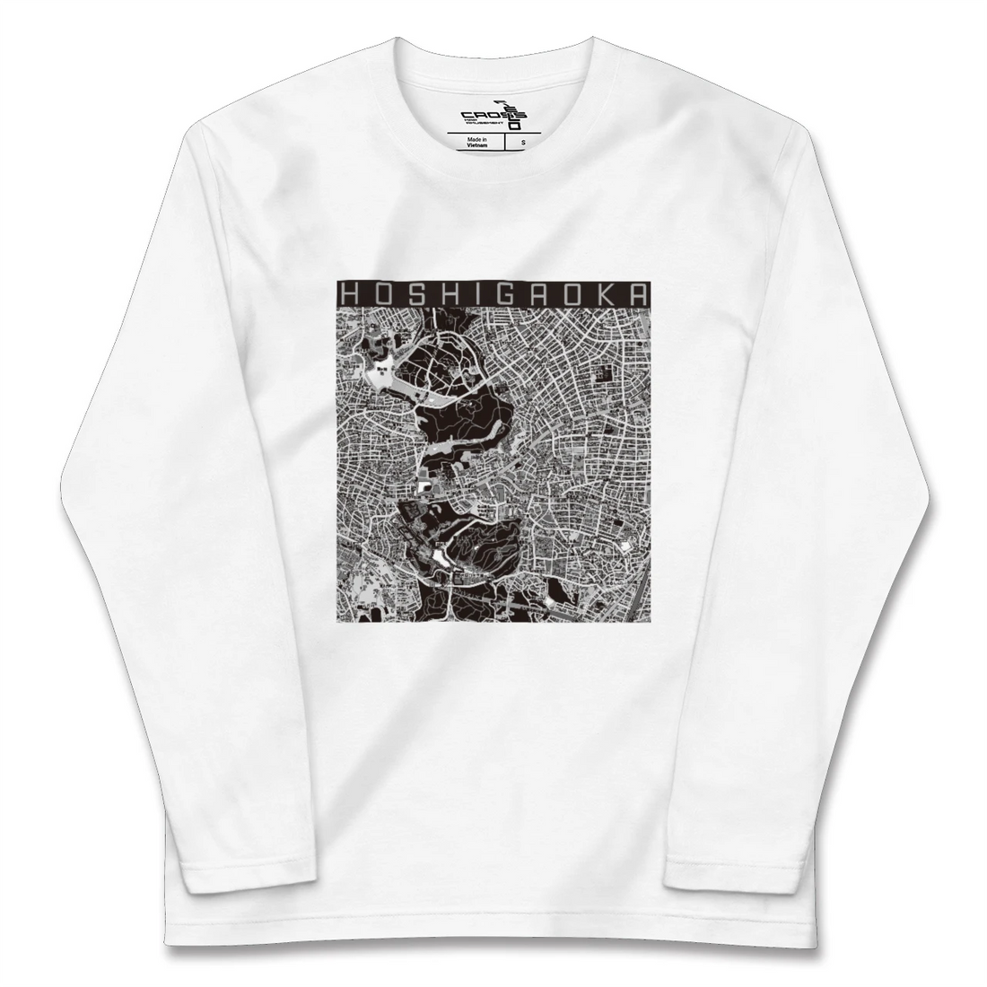 【星ヶ丘（愛知県）】地図柄ロングスリーブTシャツ
