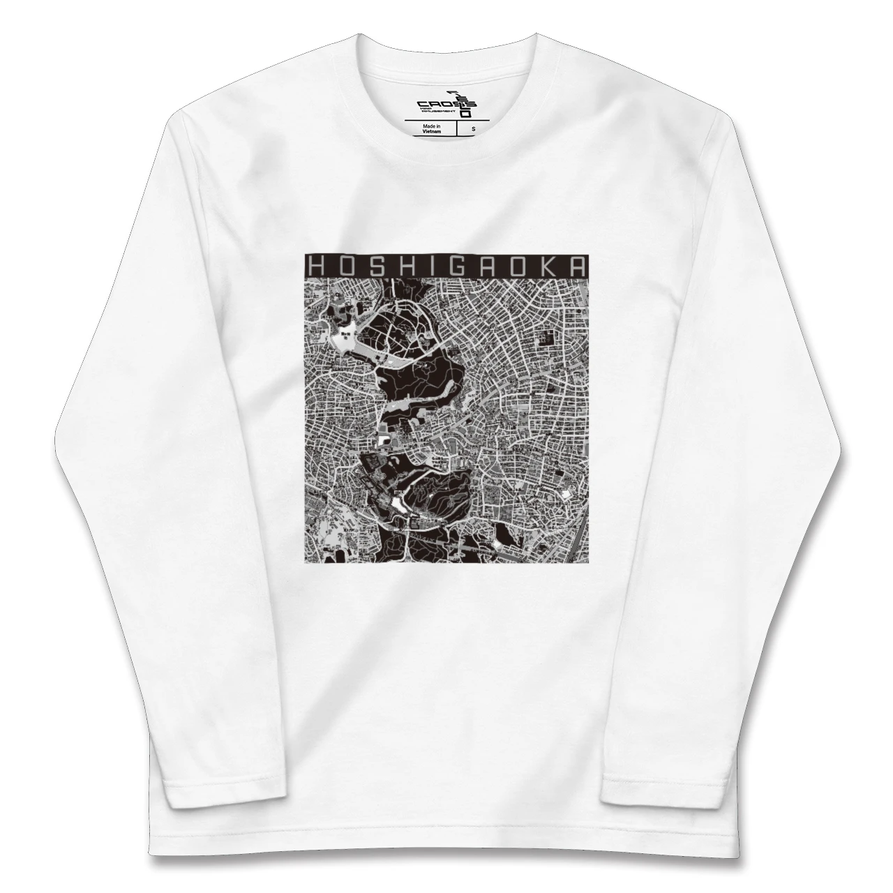 【星ヶ丘（愛知県）】地図柄ロングスリーブTシャツ