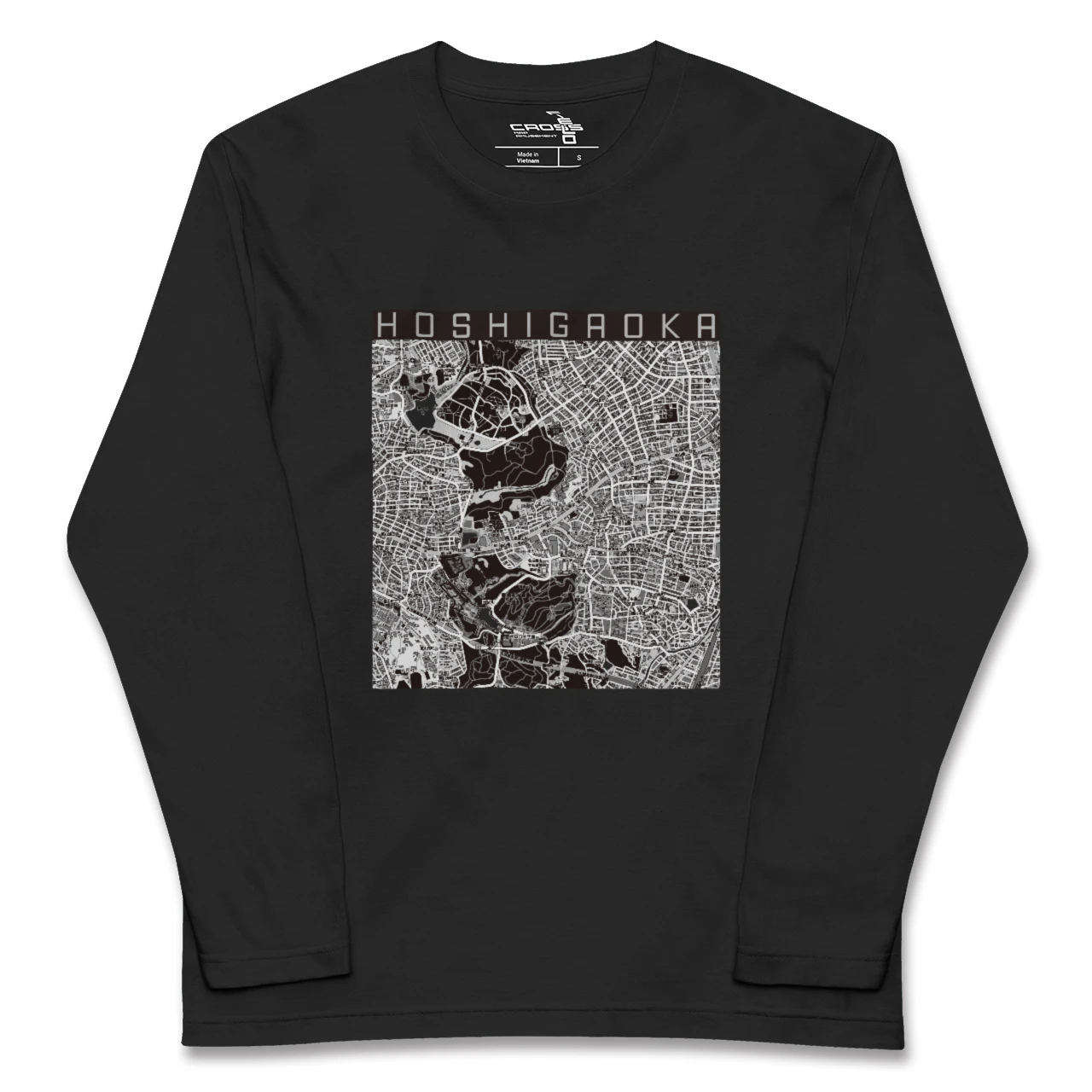 【星ヶ丘（愛知県）】地図柄ロングスリーブTシャツ