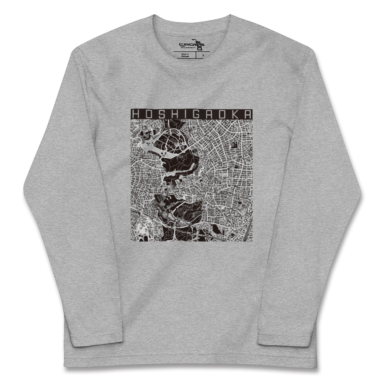 【星ヶ丘（愛知県）】地図柄ロングスリーブTシャツ