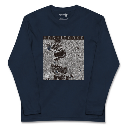 【星ヶ丘（愛知県）】地図柄ロングスリーブTシャツ