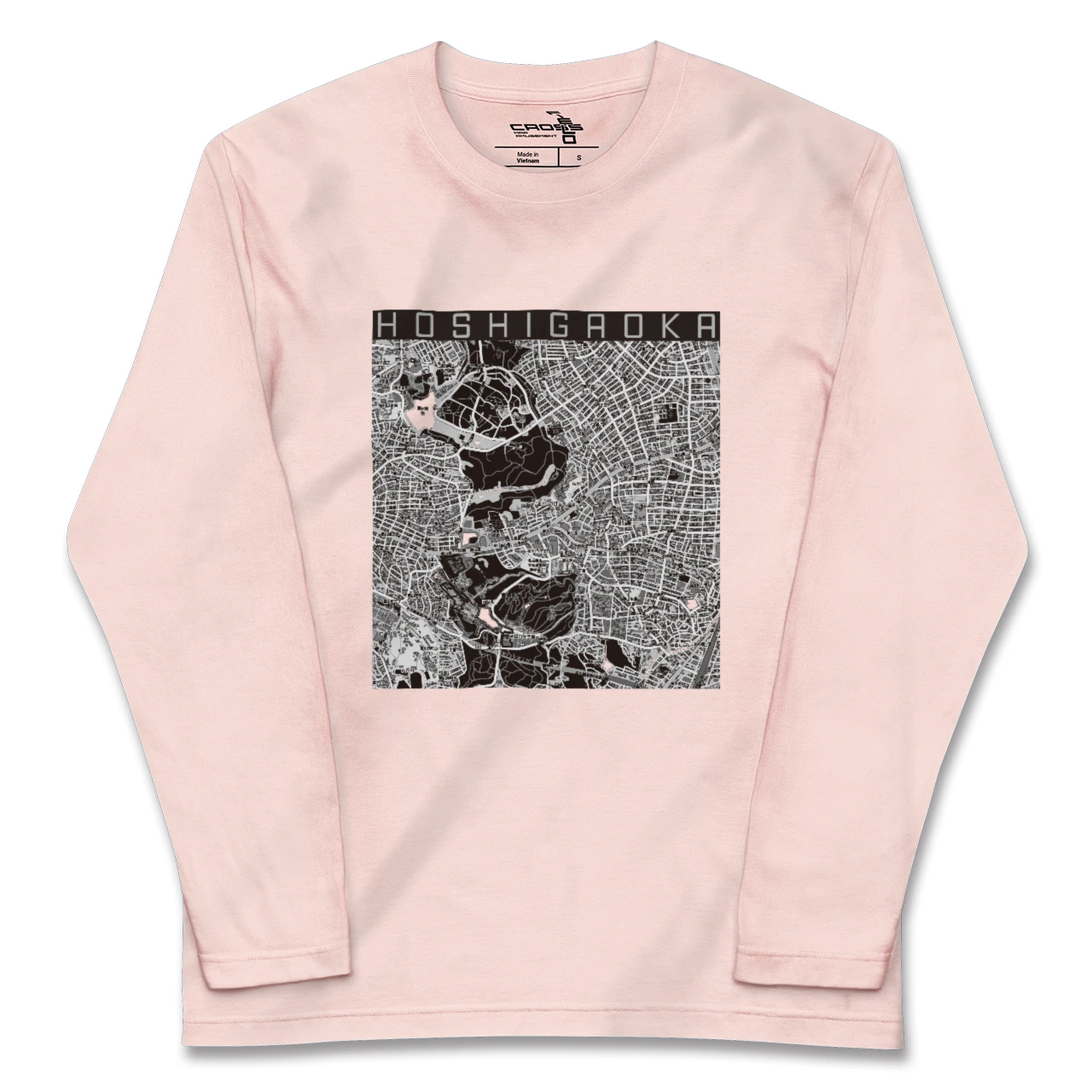 【星ヶ丘（愛知県）】地図柄ロングスリーブTシャツ