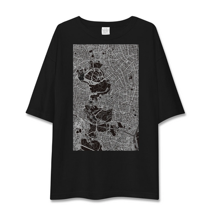【星ヶ丘（愛知県）】地図柄ビッグシルエットTシャツ