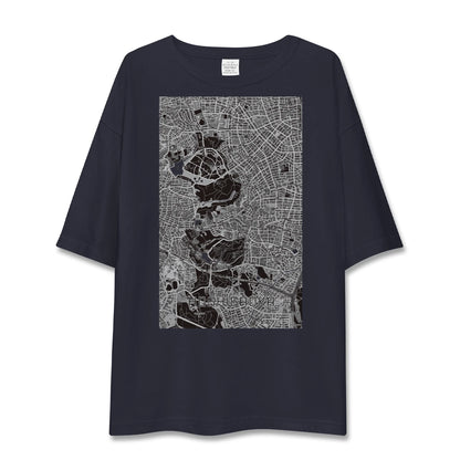 【星ヶ丘（愛知県）】地図柄ビッグシルエットTシャツ