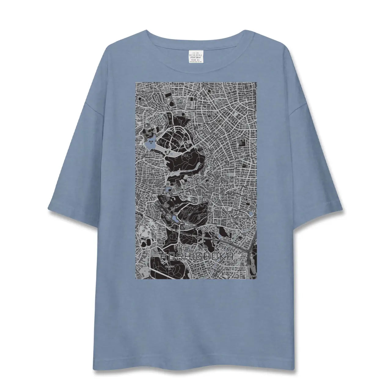 【星ヶ丘（愛知県）】地図柄ビッグシルエットTシャツ