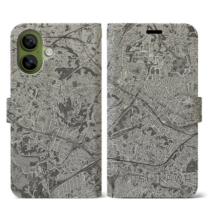 【星川（神奈川県）】地図柄iPhoneケース（手帳タイプ）