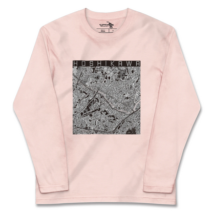 【星川（神奈川県）】地図柄ロングスリーブTシャツ