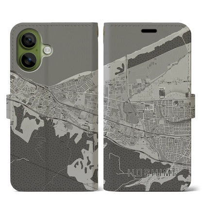 【ほしみ（北海道）】地図柄iPhoneケース（手帳タイプ）