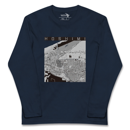 【ほしみ（北海道）】地図柄ロングスリーブTシャツ