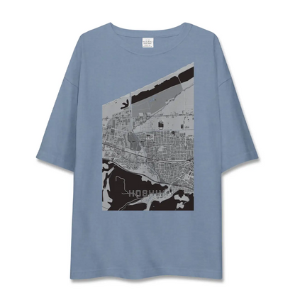 【ほしみ（北海道）】地図柄ビッグシルエットTシャツ