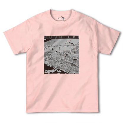【星置（北海道）】地図柄ヘビーウェイトTシャツ