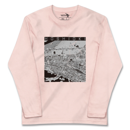 【星置（北海道）】地図柄ロングスリーブTシャツ