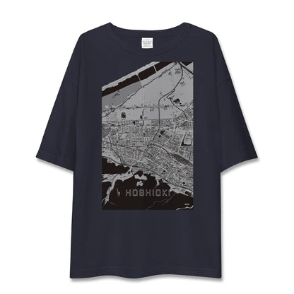 【星置（北海道）】地図柄ビッグシルエットTシャツ