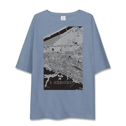 【星置（北海道）】地図柄ビッグシルエットTシャツ