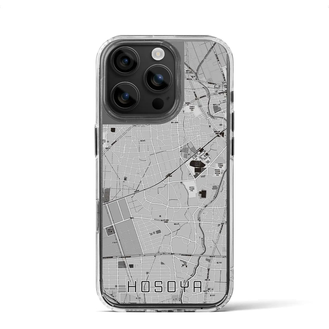 【細谷（群馬県）】地図柄iPhoneケース（MagSafeタイプ）