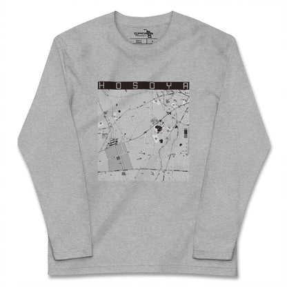 【細谷（群馬県）】地図柄ロングスリーブTシャツ