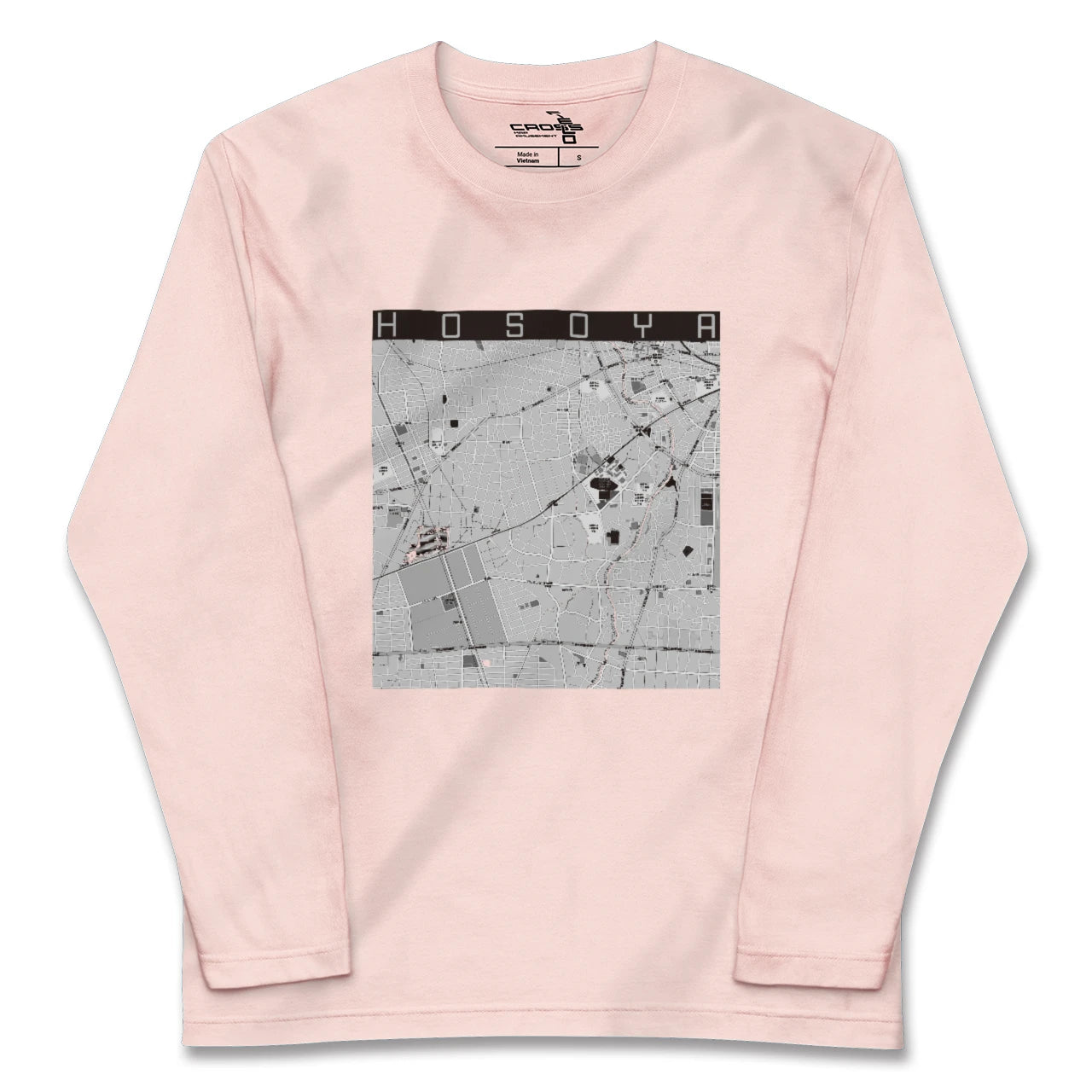 【細谷（群馬県）】地図柄ロングスリーブTシャツ
