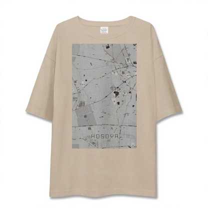 【細谷（群馬県）】地図柄ビッグシルエットTシャツ