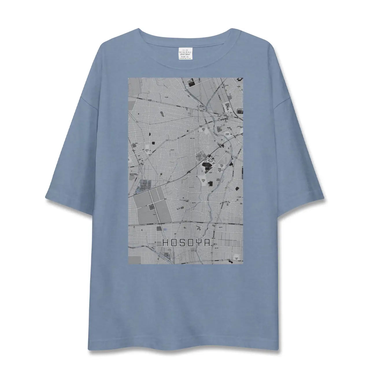 【細谷（群馬県）】地図柄ビッグシルエットTシャツ