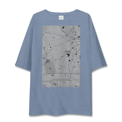 【細谷（群馬県）】地図柄ビッグシルエットTシャツ