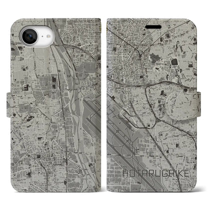 【蛍池（大阪府）】地図柄iPhoneケース（手帳タイプ）