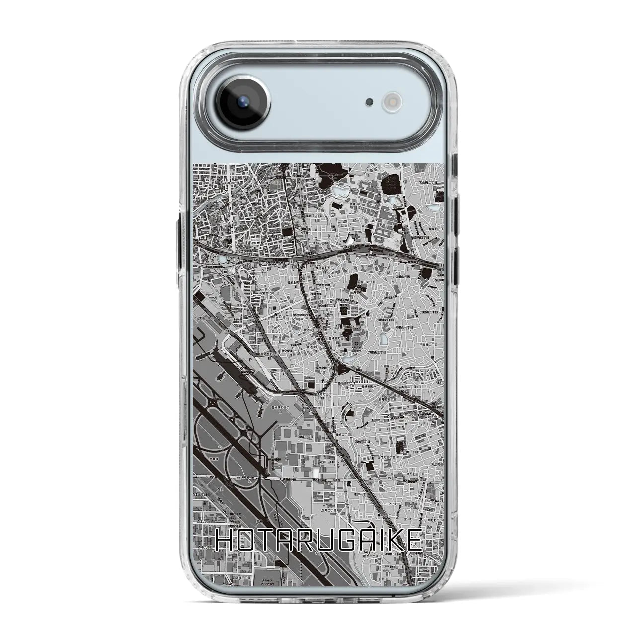 【蛍池（大阪府）】地図柄iPhoneケース（MagSafeタイプ）