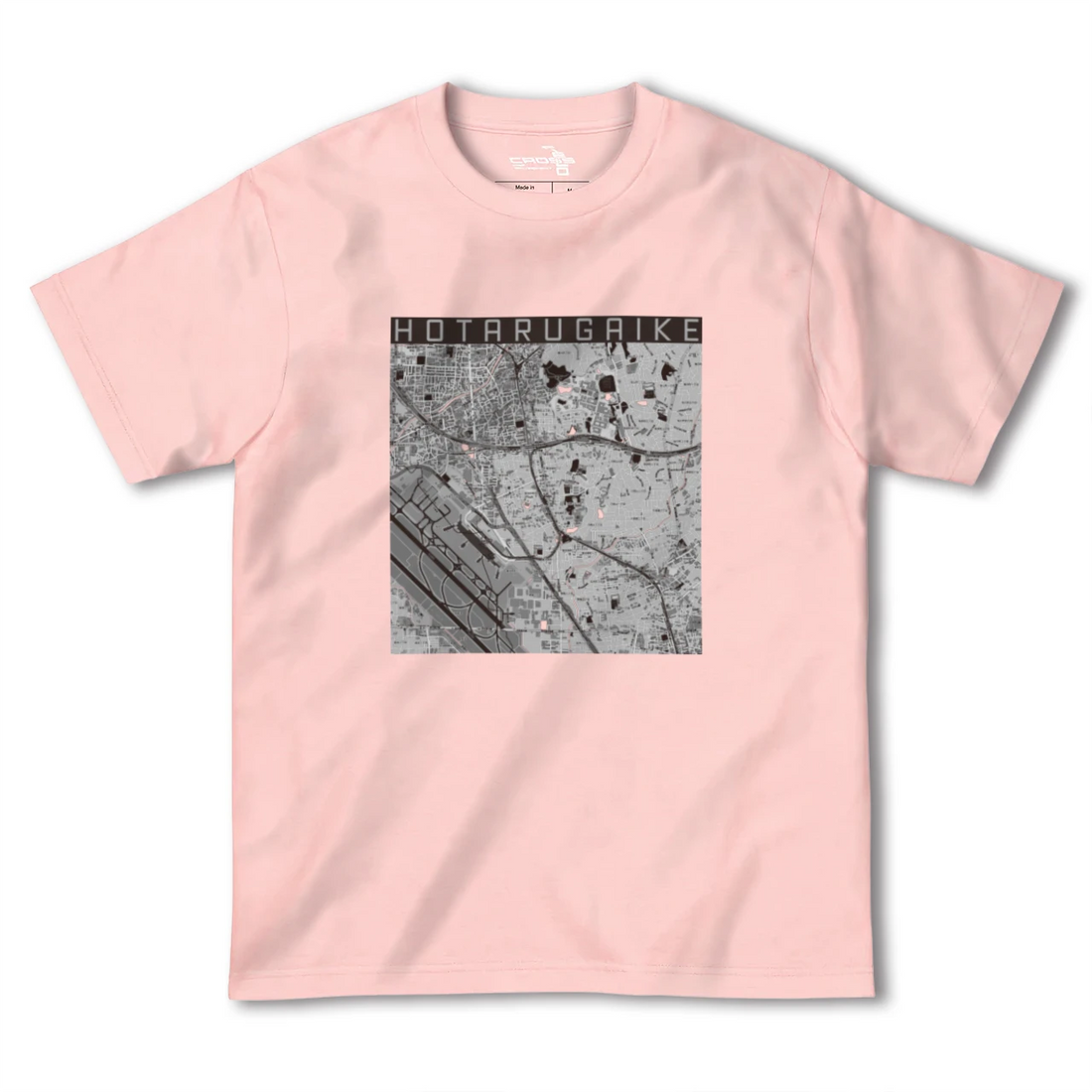【蛍池(大阪府)】地図柄ヘビーウェイトTシャツ