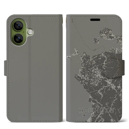 【豊北（山口県）】地図柄iPhoneケース（手帳タイプ）