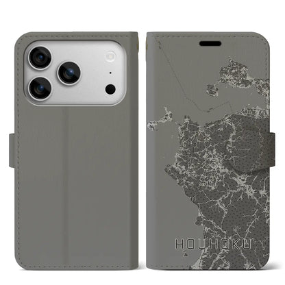 【豊北（山口県）】地図柄iPhoneケース（手帳タイプ）