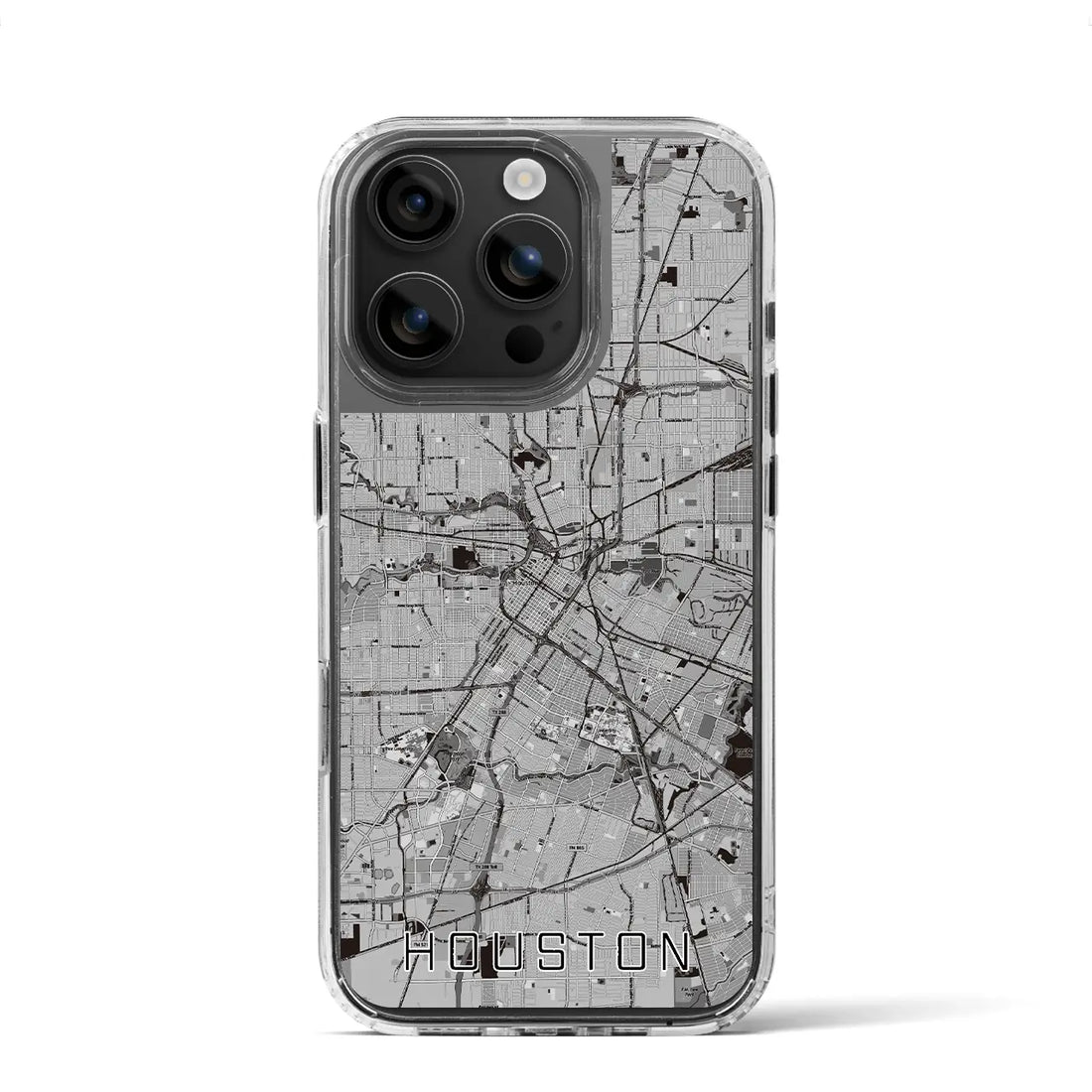【ヒューストン（アメリカ）】地図柄iPhoneケース（MagSafeタイプ）
