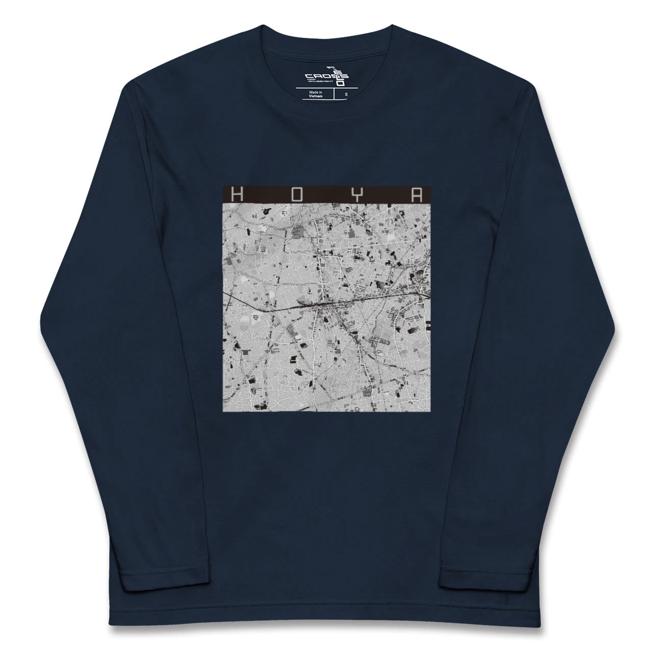 【保谷（東京都）】地図柄ロングスリーブTシャツ