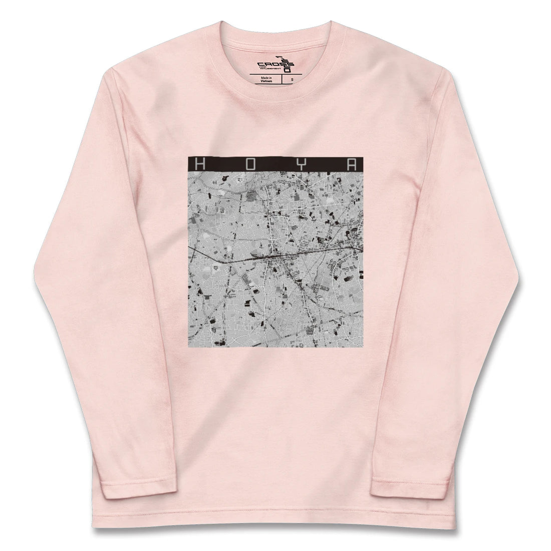 【保谷（東京都）】地図柄ロングスリーブTシャツ