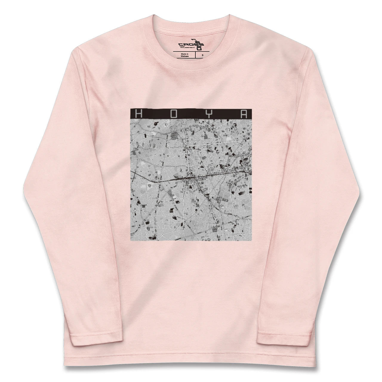 【保谷（東京都）】地図柄ロングスリーブTシャツ