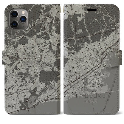 【兵庫区（神戸市）】地図柄iPhoneケース（手帳タイプ）