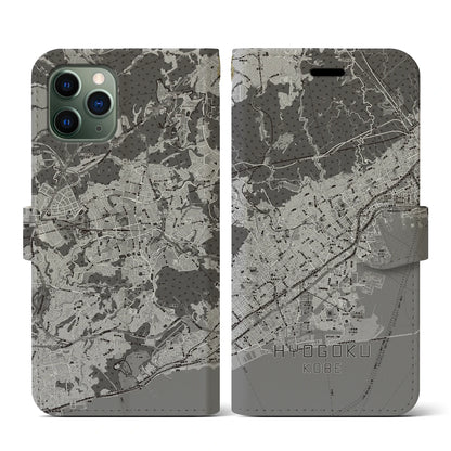 【兵庫区（神戸市）】地図柄iPhoneケース（手帳タイプ）