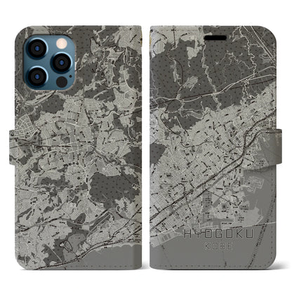 【兵庫区（神戸市）】地図柄iPhoneケース（手帳タイプ）