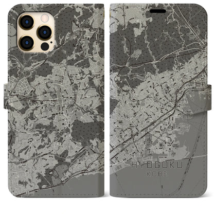 【兵庫区（神戸市）】地図柄iPhoneケース（手帳タイプ）