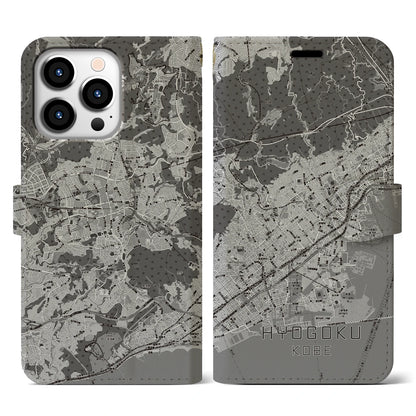 【兵庫区（神戸市）】地図柄iPhoneケース（手帳タイプ）