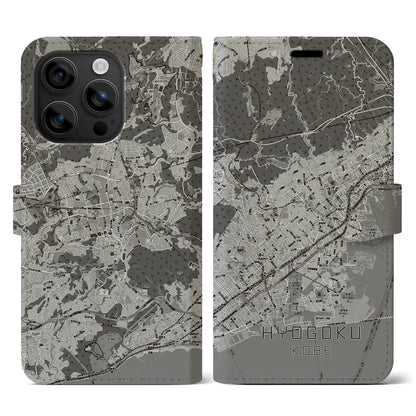 【兵庫区（神戸市）】地図柄iPhoneケース（手帳タイプ）