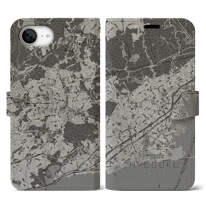 【兵庫区（神戸市）】地図柄iPhoneケース（手帳タイプ）