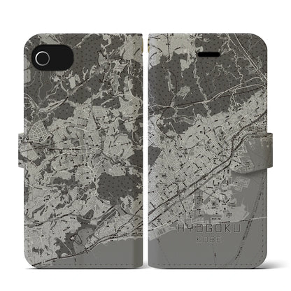 【兵庫区（神戸市）】地図柄iPhoneケース（手帳タイプ）