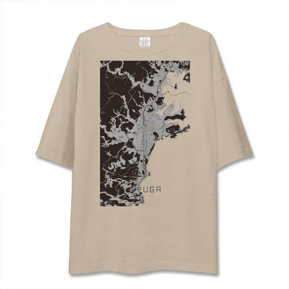 【日向（宮崎県）】地図柄ビッグシルエットTシャツ