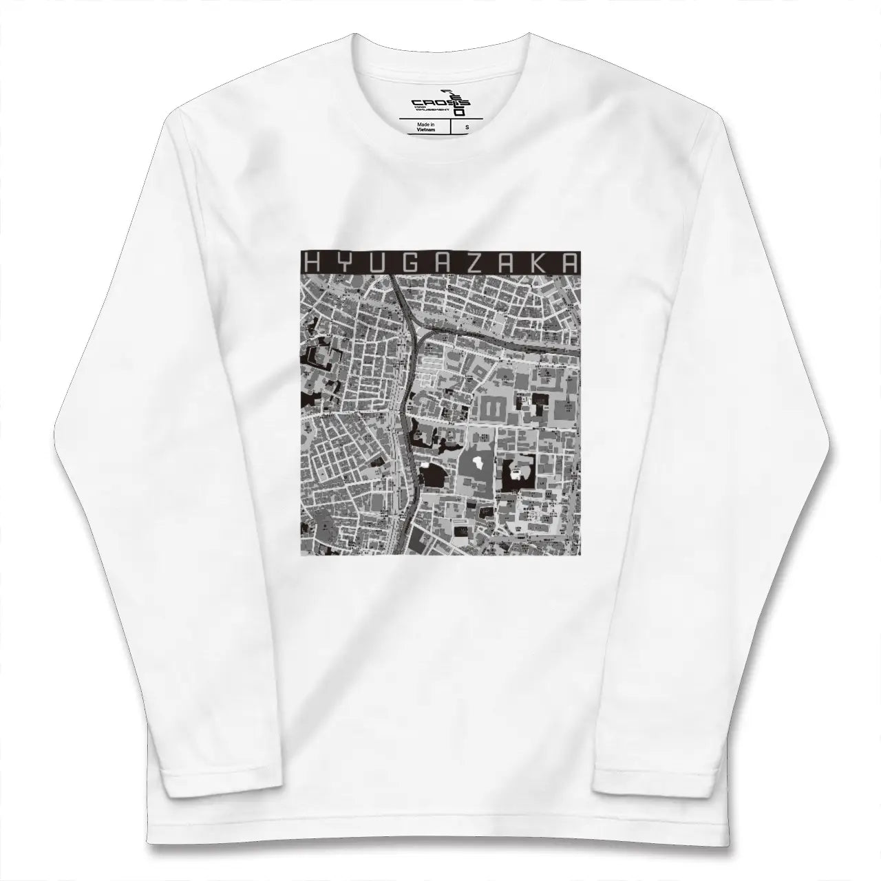 【日向坂（東京都）】地図柄ロングスリーブTシャツ
