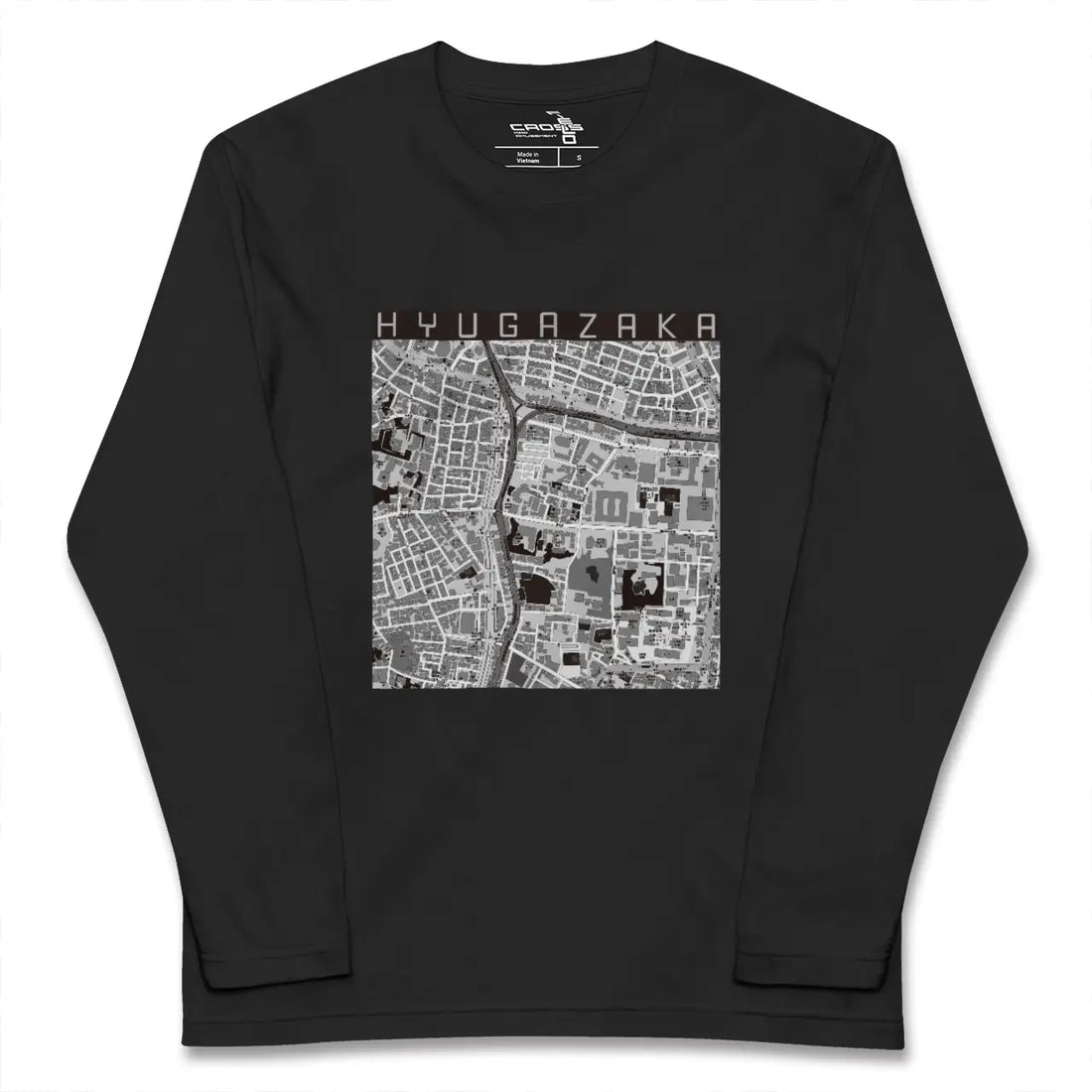 【日向坂（東京都）】地図柄ロングスリーブTシャツ