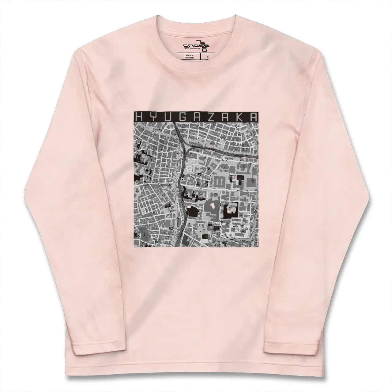 【日向坂（東京都）】地図柄ロングスリーブTシャツ