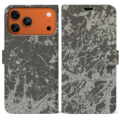 【井原（岡山県）】地図柄iPhoneケース（手帳タイプ）