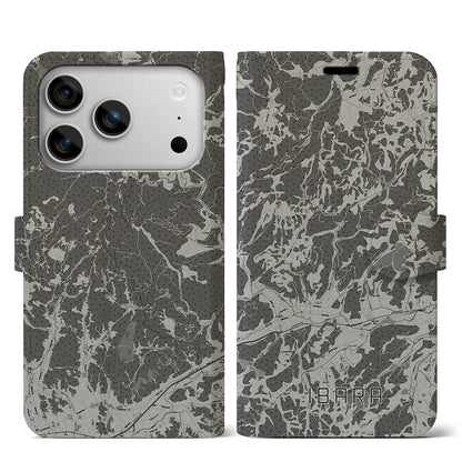 【井原（岡山県）】地図柄iPhoneケース（手帳タイプ）